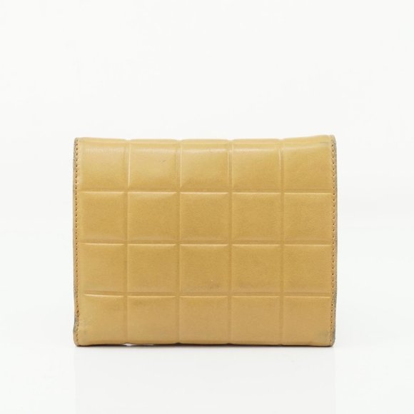 Auth Chanel Wallet Light Brown Leather #5737C64 - Picture 2 of 12